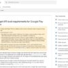 Target API level requirements for Google Play apps - Play Console Help
